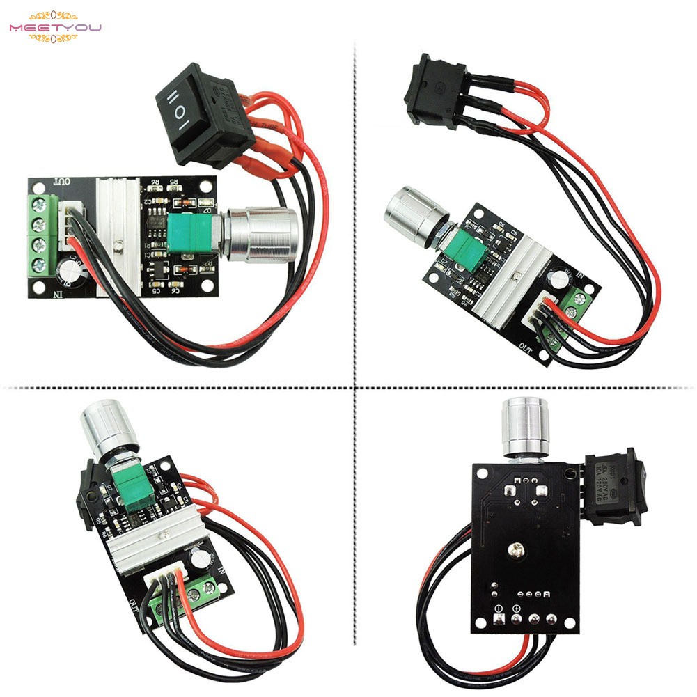 Công Tắc Điều Khiển Tốc Độ Động Cơ Dc 6v 12v 24v 3a 80w 1203bb | BigBuy360 - bigbuy360.vn