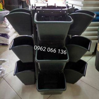 Set 5 bộ chậu treo tường đứng tiện dụng