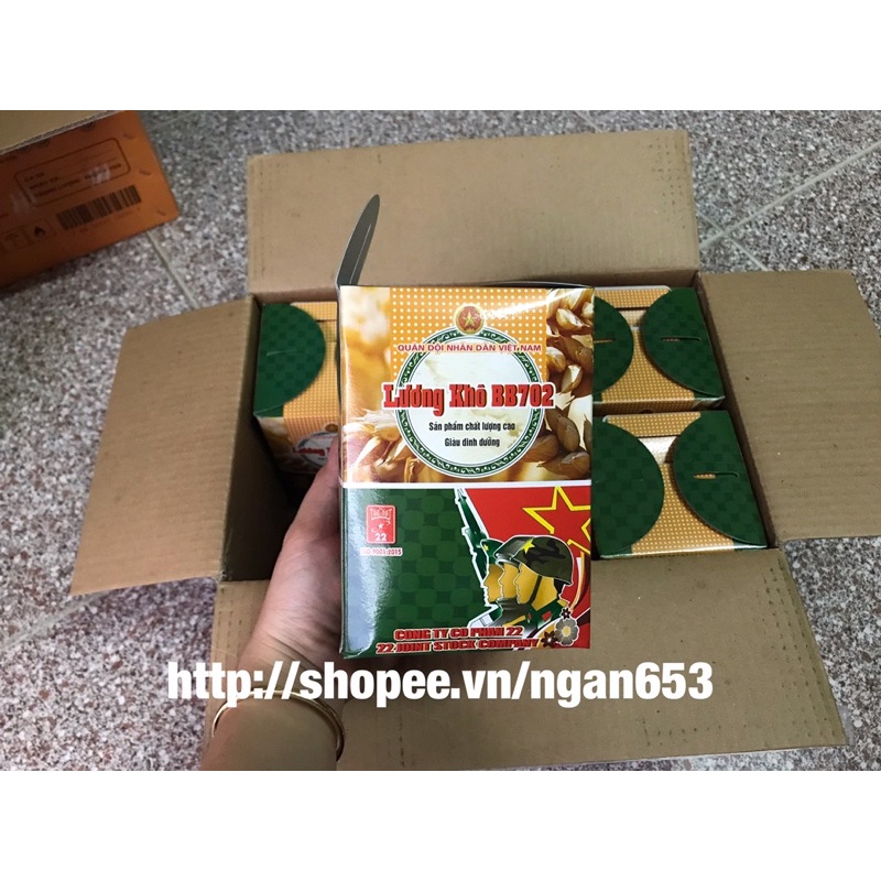 Thùng Lương Khô BB702 - 6 Hộp / Thùng 4,2kg