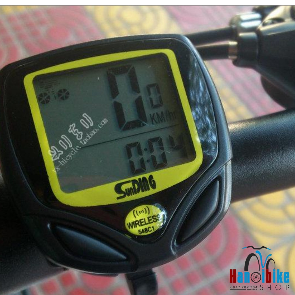 Đồng hồ xe đạp siêu rẻ Sunding 548C