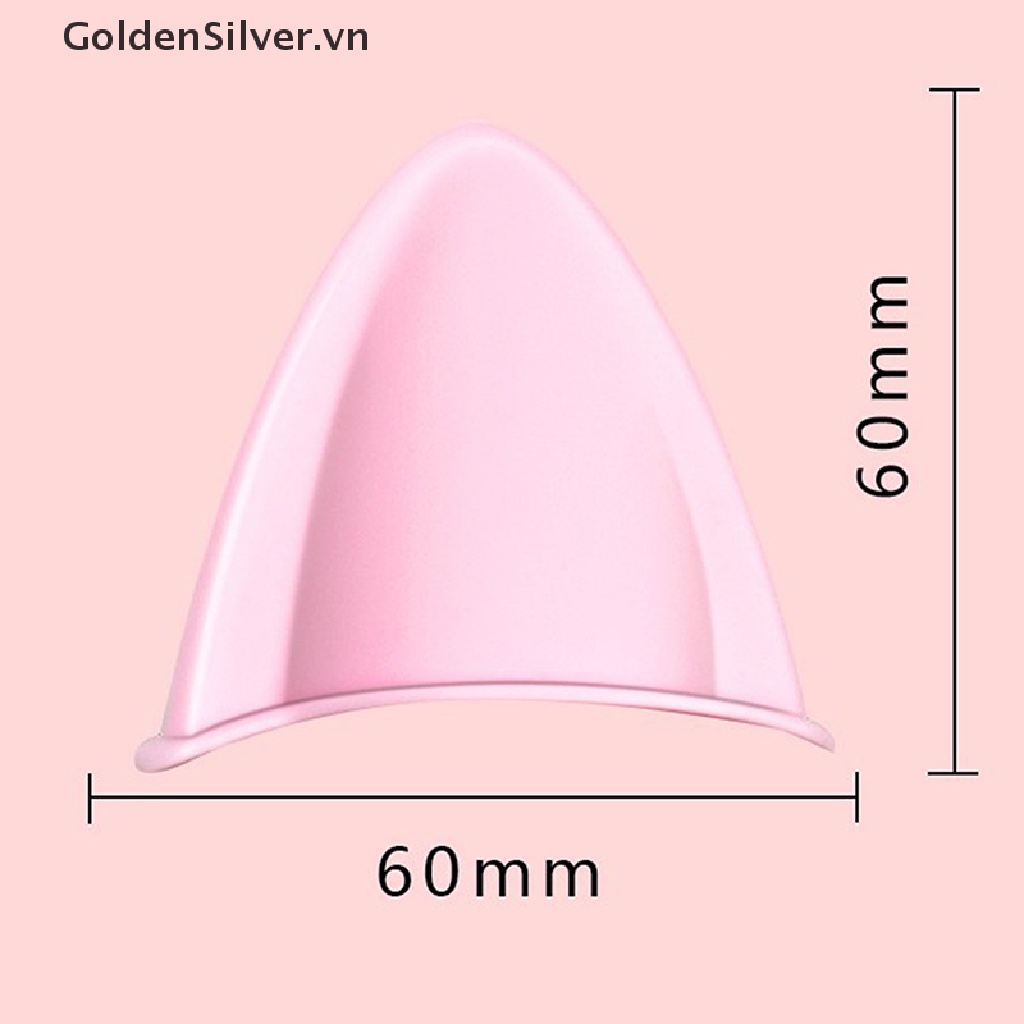 Set 2 Miếng Dán Trang Trí Mũ Bảo Hiểm Hình Tai Mèo Dễ Thương