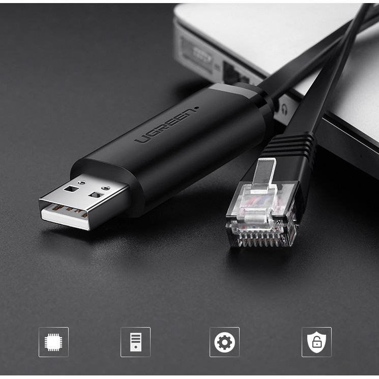 (Hàng Chính Hãng) Cáp Lập Trình Console USB sang RJ45 Ugreen 50773