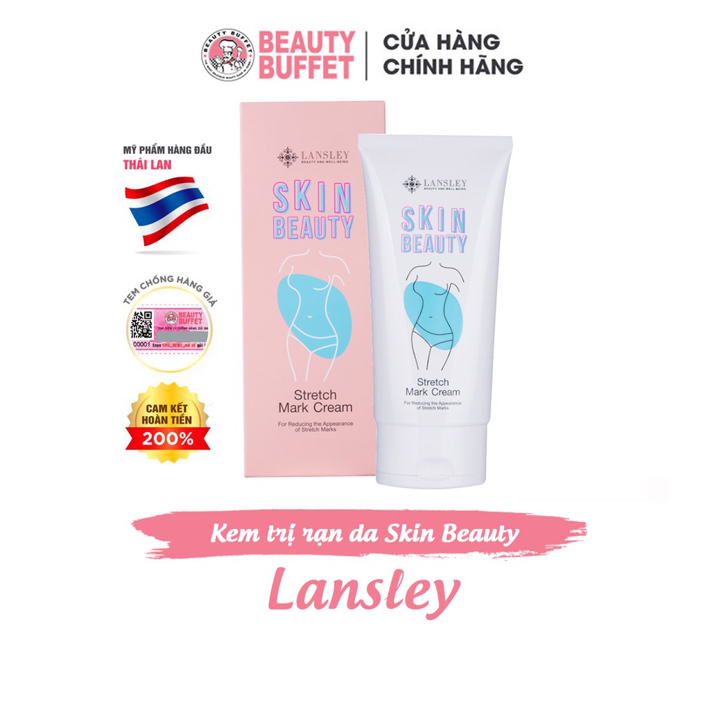 Kem làm mờ rạn da Lansley Skin Beauty Stretch Mark Cream 150g