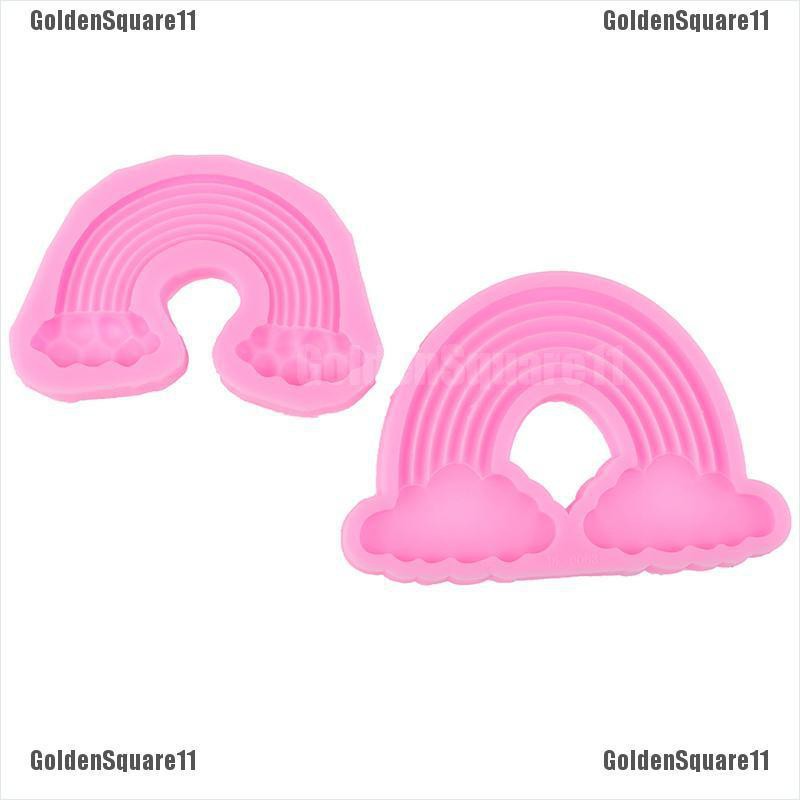 Khuôn silicone Tạo Hình Cầu Vồng Trang Trí Bánh