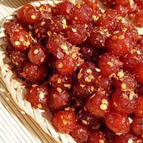 [ĂN VẶT SẠCH] Chùm Ruột Rim Xốc Muối Ớt Nhà Làm Hộp 500gr