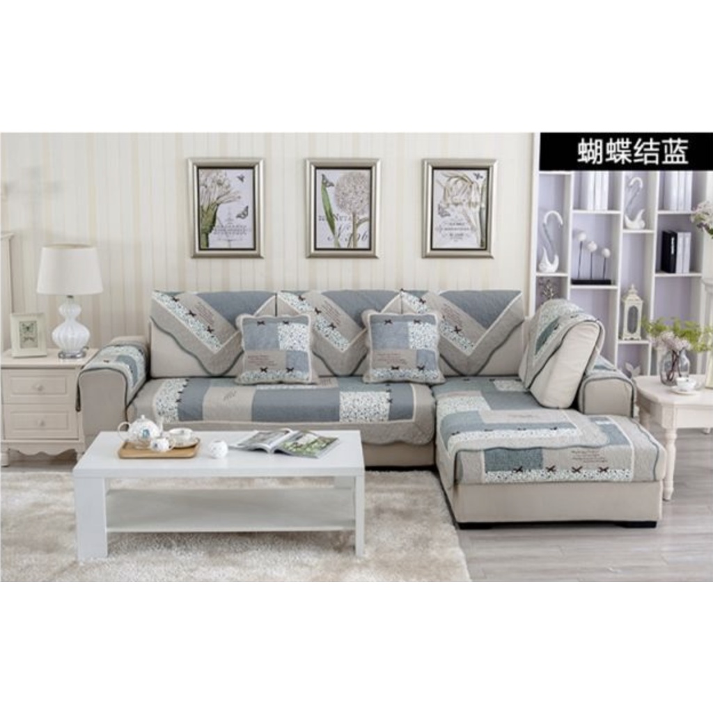 Thảm trải sàn , trải sofa cotton Hàn Quốc - có thể giặt tay hay giặt máy