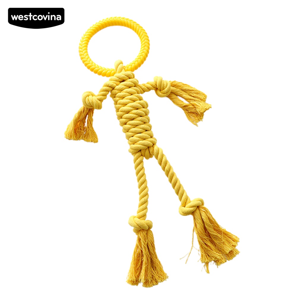 Đồ Chơi Dây Thừng Mềm Thắt Nút Huấn Luyện Tương Tác Cho Cún Cưng