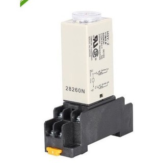 Rơ le điện cơ trì hoãn thời gian ac 220v h3y-2