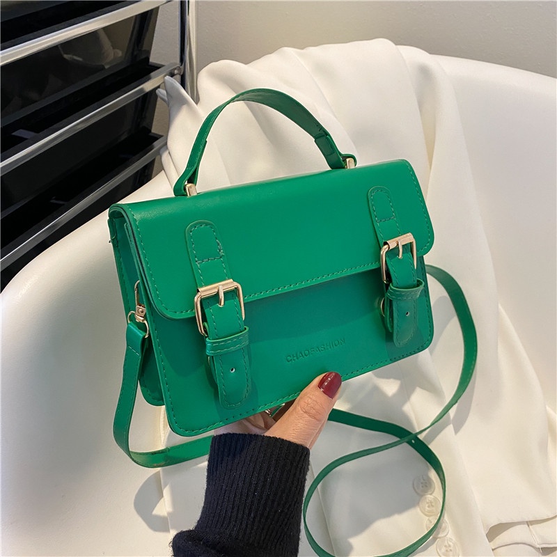 Túi Đeo Chéo Dáng Vuông Nhỏ Phong Cách retro Thời Trang Cho Nữ