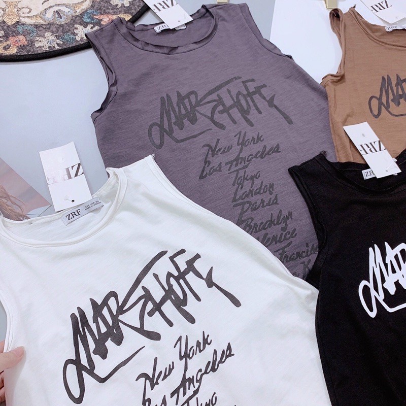 [Mã FAMAYWA giảm 10K đơn 50K] ÁO BA LỖ NỮ RÁCH IN CHỮ | BigBuy360 - bigbuy360.vn