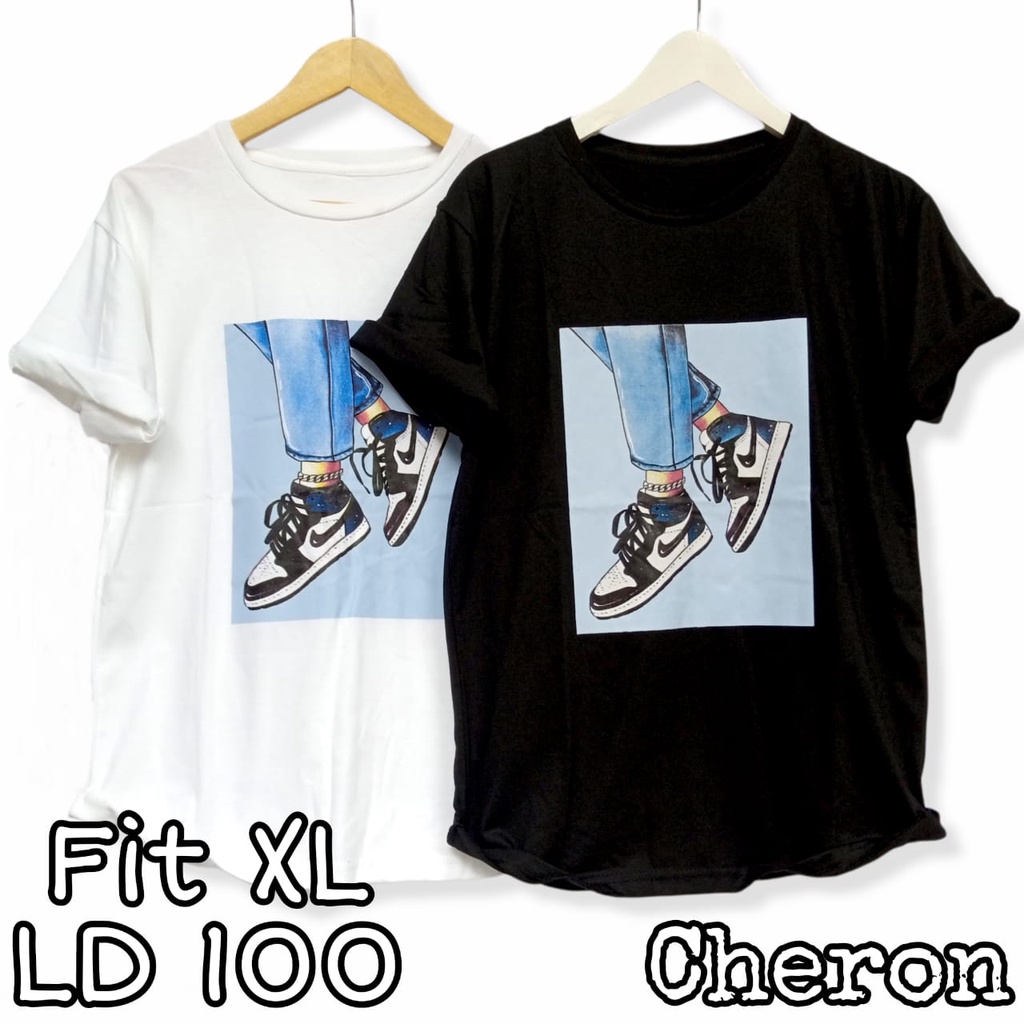 Cheron 21730 - Áo Thun Cotton Tay Ngắn Vừa Vặn Phong Cách Hàn Quốc Cho Nữ Tuổi Teen
