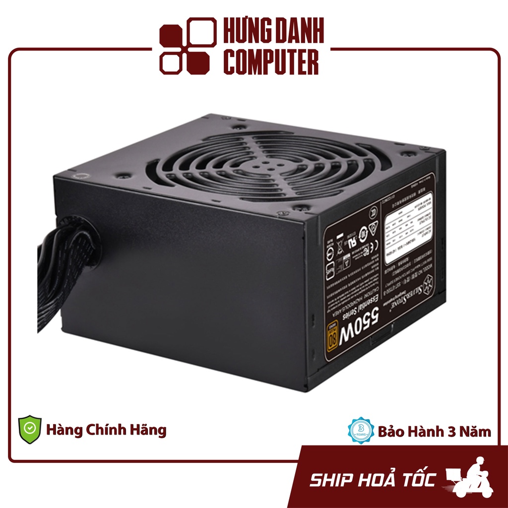 Nguồn SilverStone ET550-B 550W 80 Plus Bronze 2 Chân CPU Cáp Dẹt