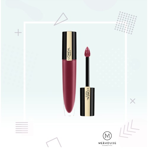 Son Kem Lì Nhẹ Môi, Lên Màu Chuẩn L'Oreal Paris Rouge Signature Matte Liquid Lipstick 7ml