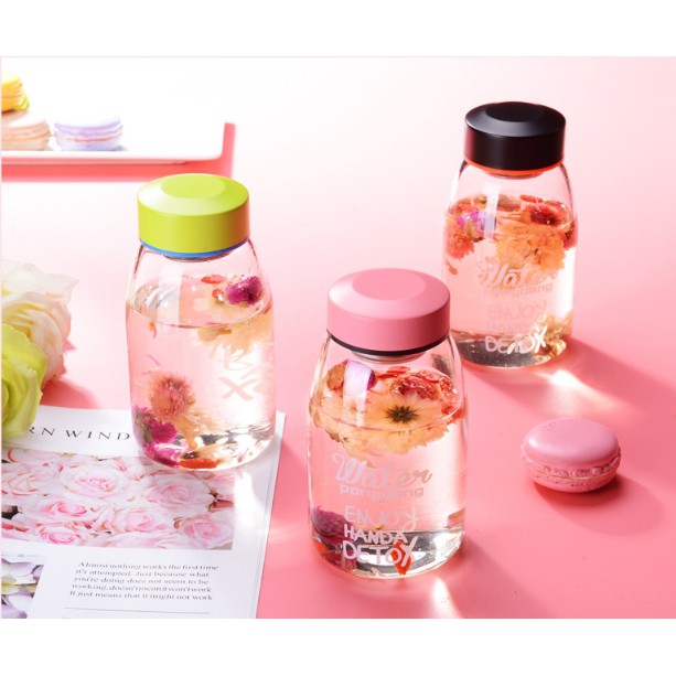 BÌNH THỦY TINH PONGDANG 500ML CÓ LỌC