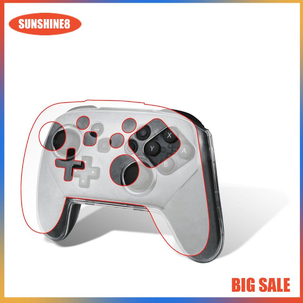 【SUN】KJH Transparent Clear Crystal Case Hard Controller Shell For PS4 Controller