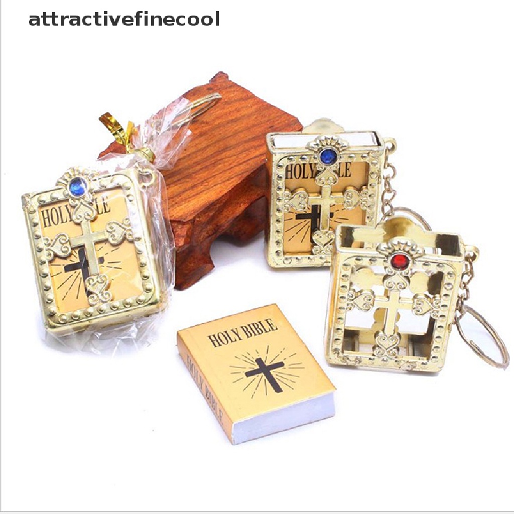 Móc Khóa Hình Quyển Sách Kinh Thánh Mini Dễ Thương