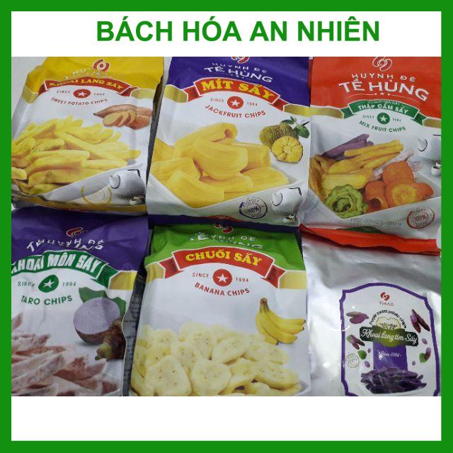 Trái cây sấy Tề Hùng hoa quả sấy gói 500gr