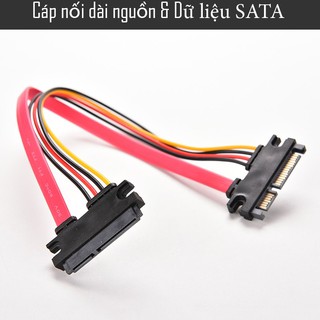 Cáp nối dài cả nguồn sata và dữ liệu sata 30cm
