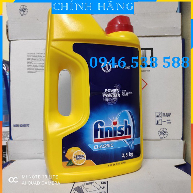 [rẻ vô địch] Bột rửa bát Finish nhập khẩu Eu