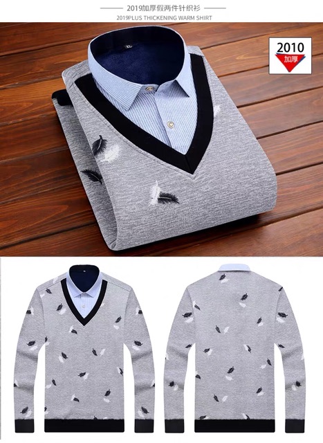 Áo sơ mi lót lông nam mã A2001-2010 hàng QCCC | BigBuy360 - bigbuy360.vn