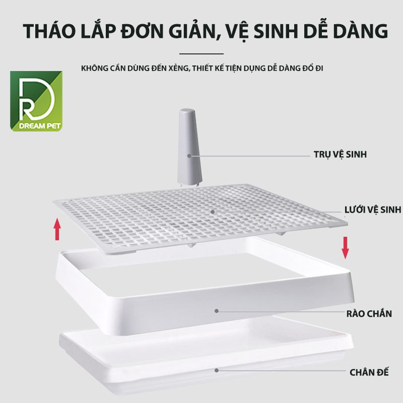 KHAY VỆ SINH CHO CHÓ - KHAY HƯỚNG DẪN CHÓ MÈO VỆ SINH ĐÚNG CHỖ [CHÍNH HÃNG]