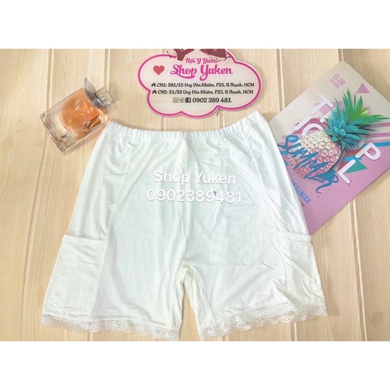 ♥️ Big Size 50- 90kg ♥️ Quần Mặc Trong Váy Dài Cotton Viền Ren cao Cấp Quần Hàng Việt Nam Lót Mặc Váy túi bđ23