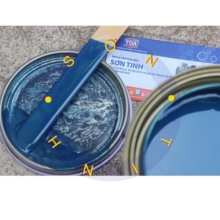 Sơn thơm công nghiệp Lobster màu xanh dương Ford 602 800ml