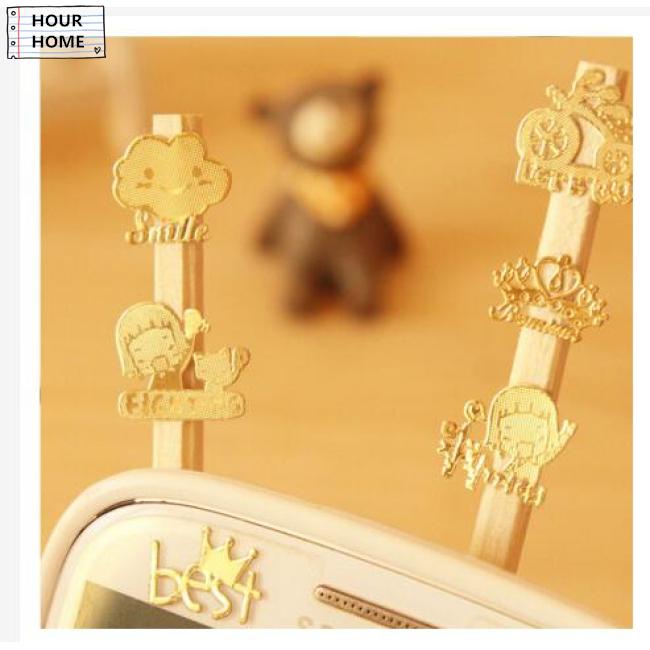 ☃Nhà☃ Miếng Dán Trang Trí Điện Thoại/Máy Tính Chống Bức Xạ Mạ Vàng 24k Tiện Dụng Miếng dán lưng điện thoại tài lộc, may mắn, dán lung linh phù hợp dán điện thoại, đồ dùng, trang trí miếng dán lưng điện thoại linh phù may mắn Miếng Dán Họa Tiết Gấu Và Thỏ