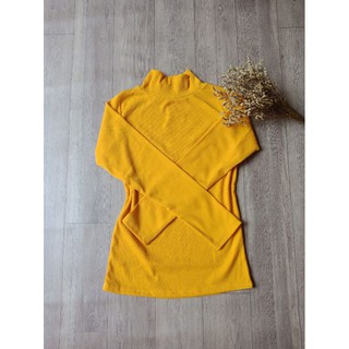 Áo thun gân cổ 7 phân tay dài