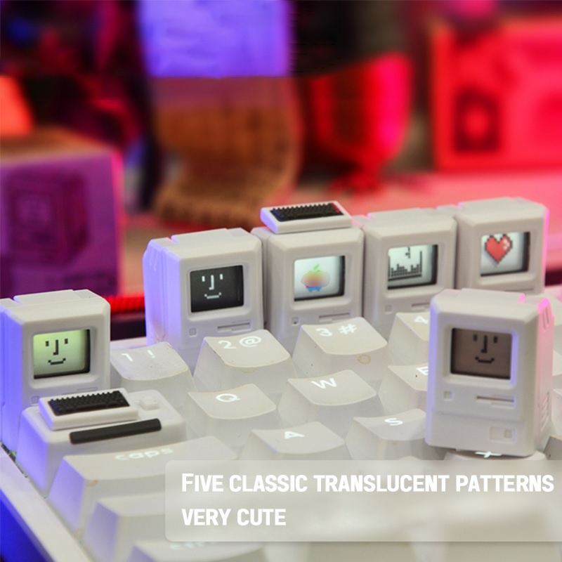 Keycap CNC, resin nút bàn phím cơ hình chân mèo hình kute dễ thương