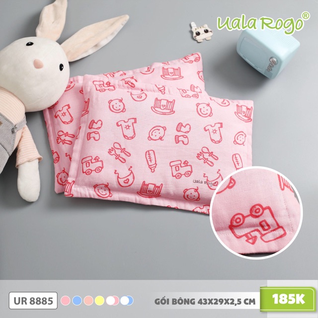 Gối bông xô bé trai / bé gái Uala & Rogo [ babyboo]