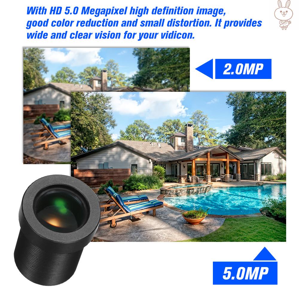 Ống Kính Camera Ip Ol Hd 5.0megapixel 5mp 16mm M12 F2.0 Cố Định Iris M12Xp0.5 1 / 2.5 "96 Góc