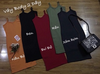 Combo 10 váy thun gân body