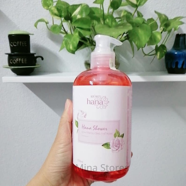 Sữa Tắm Hoa Hồng Thơm Lâu, Sữa Tắm Dưỡng Thể Hương Nước Hoa RIORI Hana Shower Gel Rose Làm Sạch Dịu Nhẹ Dưỡng Da Mềm Mịn