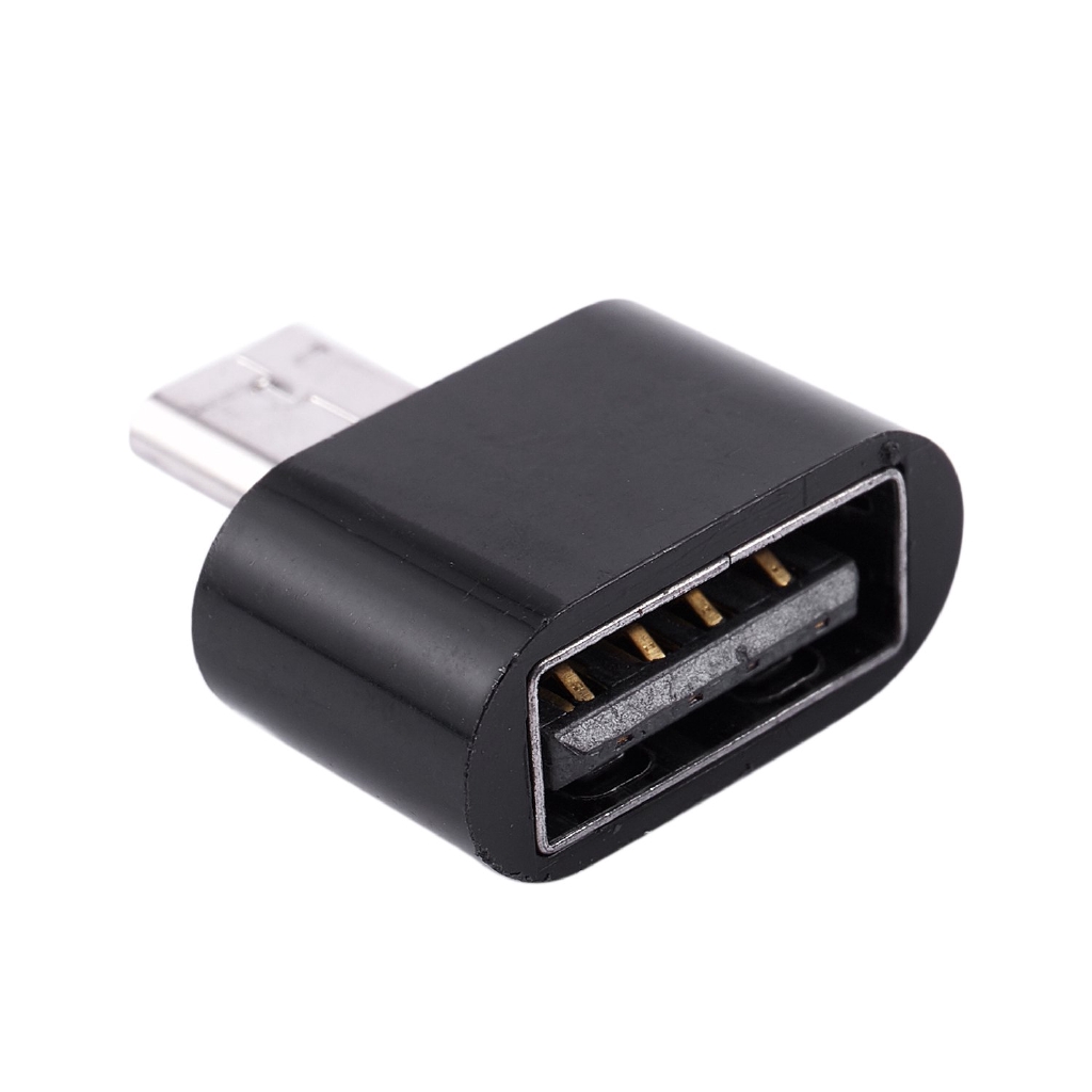 2pcs Micro-Usb Male To Usb 2.0 Otg Adapter For Android Black