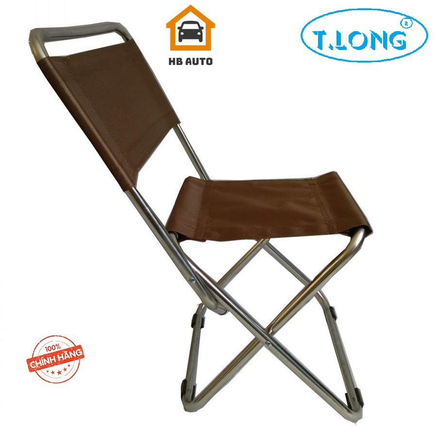 Ghế xếp inox loại nhỏ Thanh Long GXI-L03 (35 x 30 x 65) cm tiện dụng,có thể mang theo khi đi cắm trại, dã ngoại.