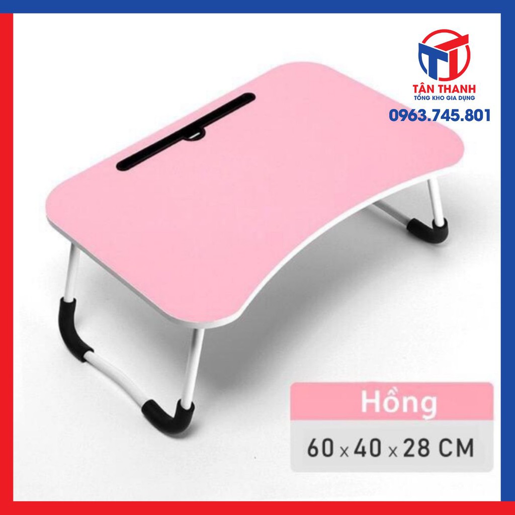 Bàn gấp gọn có khe để ipad , điện thoại cực hót.