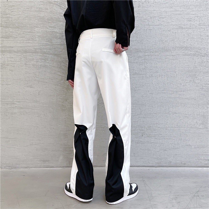 Quần vải xếp nếp cúc bấm sau // M4 Outfit