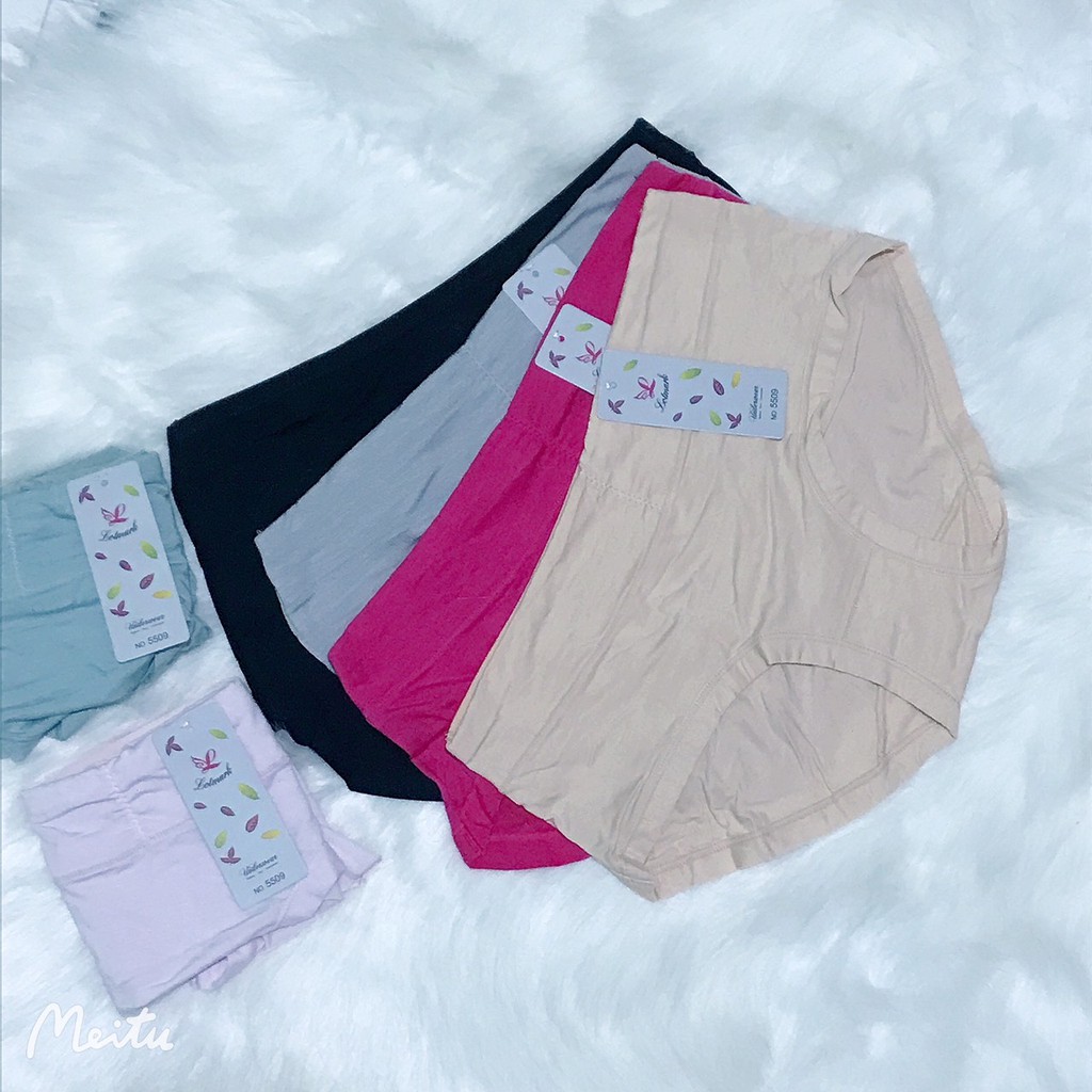Combo Quần Lót Nữ Cotton 100% Thấm Hút Tốt Lưng Cao Mềm Mại Hieu Store24h - 5509