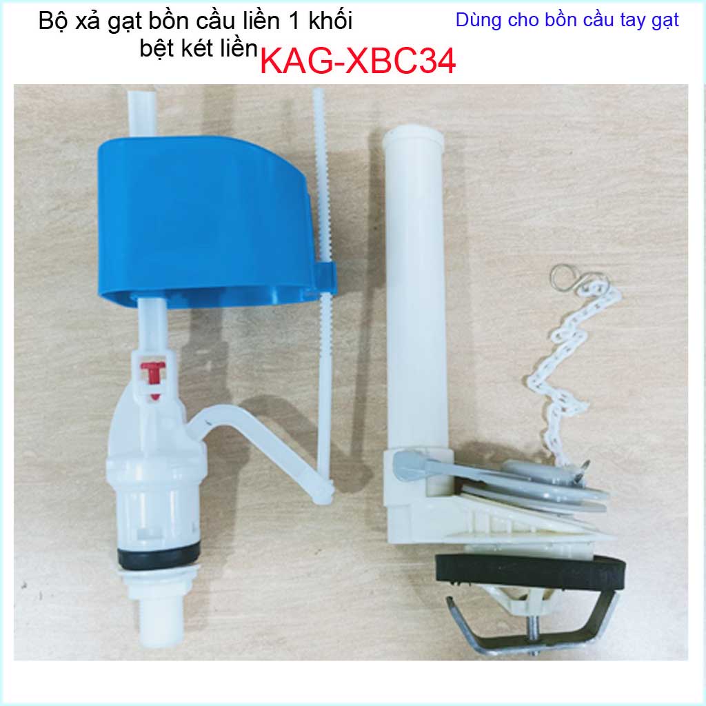 Bộ xả cầu 1 khối tay gạt KAG-XBC34, Xả gạt cầu liền khối gạt êm sử dụng tốt