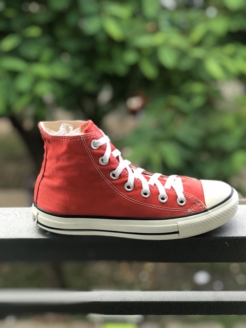 Giày CONVERSE đỏ cổ cao, giày 2 hand chính hãng, size 5 uk/ 37.5 vn/ 22 cm