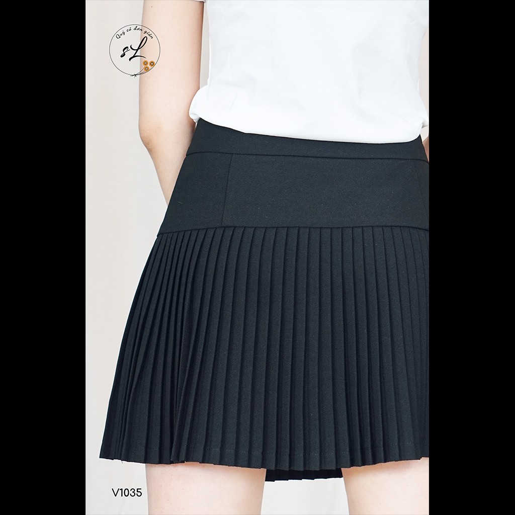 Chân váy tennis chữ A, xếp ly, lưng cao, dáng váy ngắn, khóa sườn, có quần bên trong, phong cách hàn quốc, ảnh thật | BigBuy360 - bigbuy360.vn