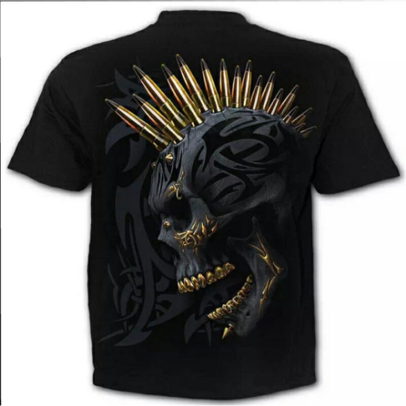 ÁO THUN CỔ TRÒN NGẮN TAY IN HỌA TIẾT CÁ TÍNH 2