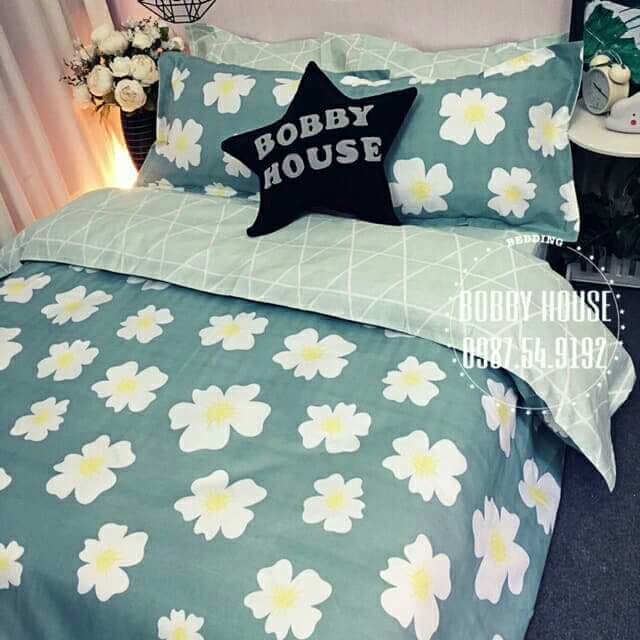 Set chăn ga gối cotton poly