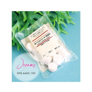 Mặt nạ giấy nén Muji Face Lotion Sheet 20 viên