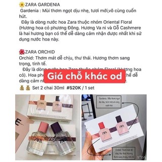 Zara - Nước hoa Zara