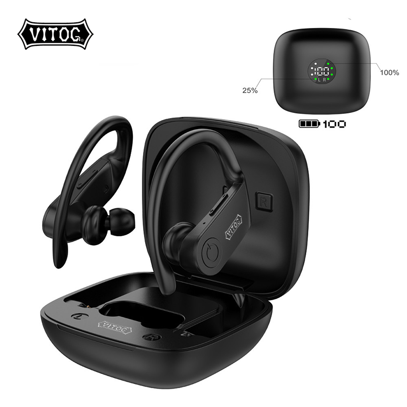 Tai nghe Vitog B11 không dây kết nối bluetooth 5.0 phong cách thể thao chống thấm nước