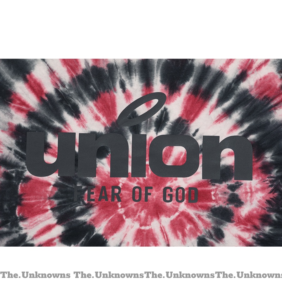 Fear of God Essentials x Union Vintage T-Shirt 'Multicolor Tie-Dyeeee,áo phông essentials x union hàng cao cấp