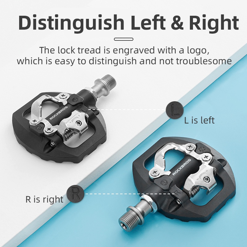 Đế gắn bàn đạp Rockbros chất liệu nylon siêu nhẹ dành cho xe đạp leo núi
