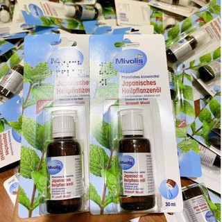 Dầu bạc hà Mivolis - Chai thuỷ tinh